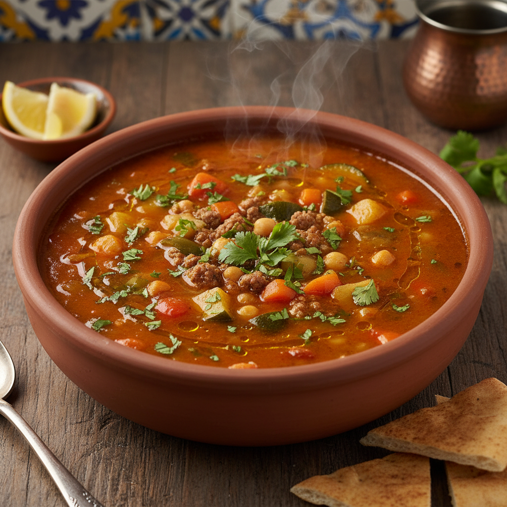 Spiced Vegetable Soup with Eggs — Vegetable Makhlama Shorba