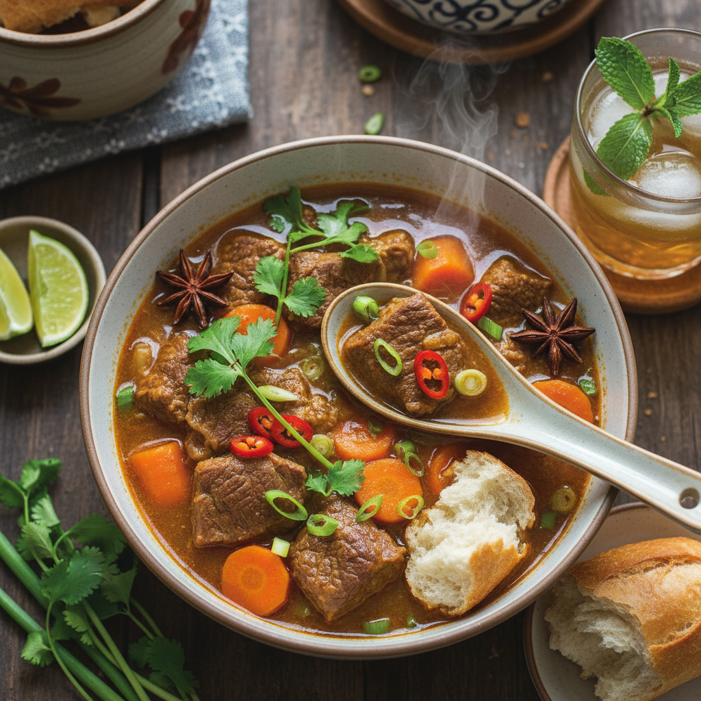 Vietnamese Beef Stew with Lemongrass — Bo Kho