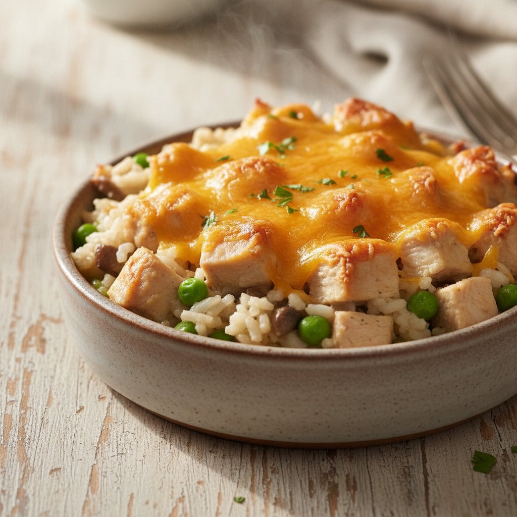 Chicken and Rice Casserole (No-Chop)
