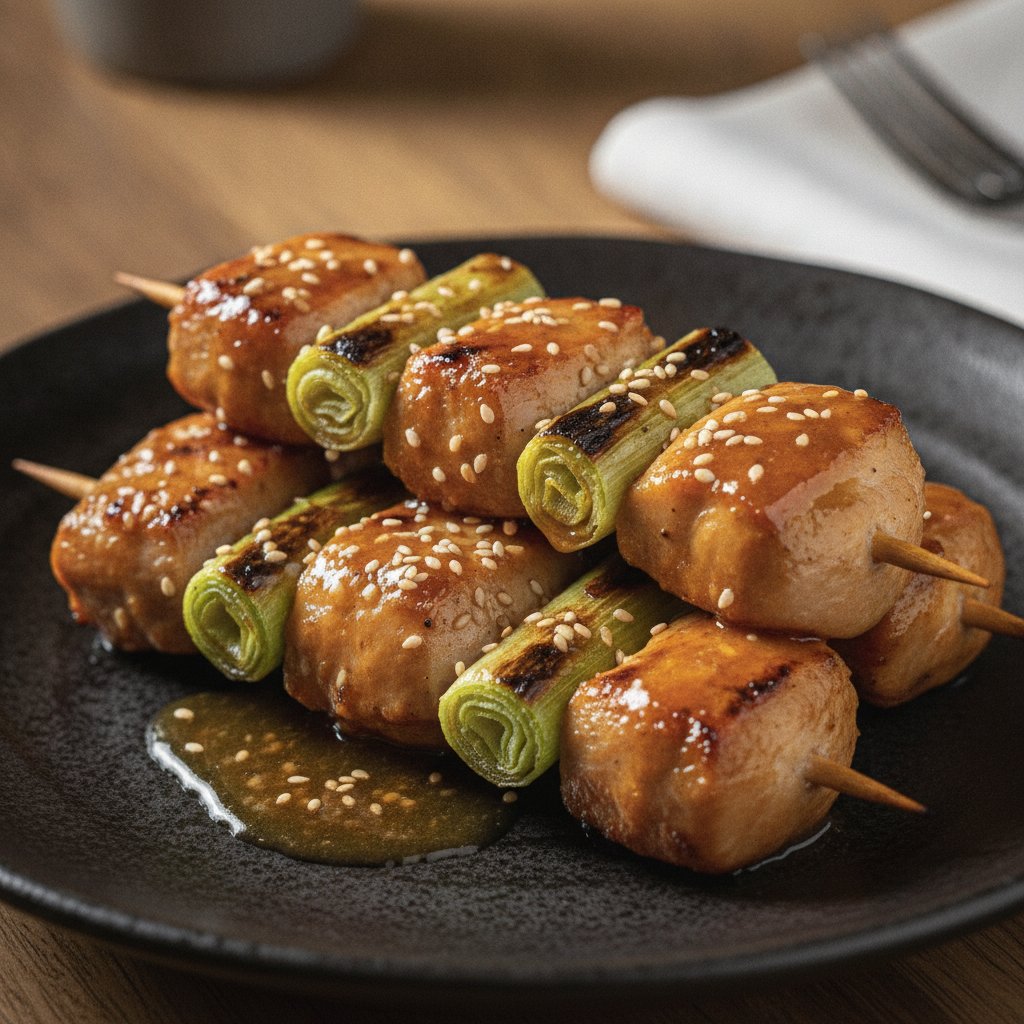 Grilled Chicken Skewers with Green Onion (Keto)