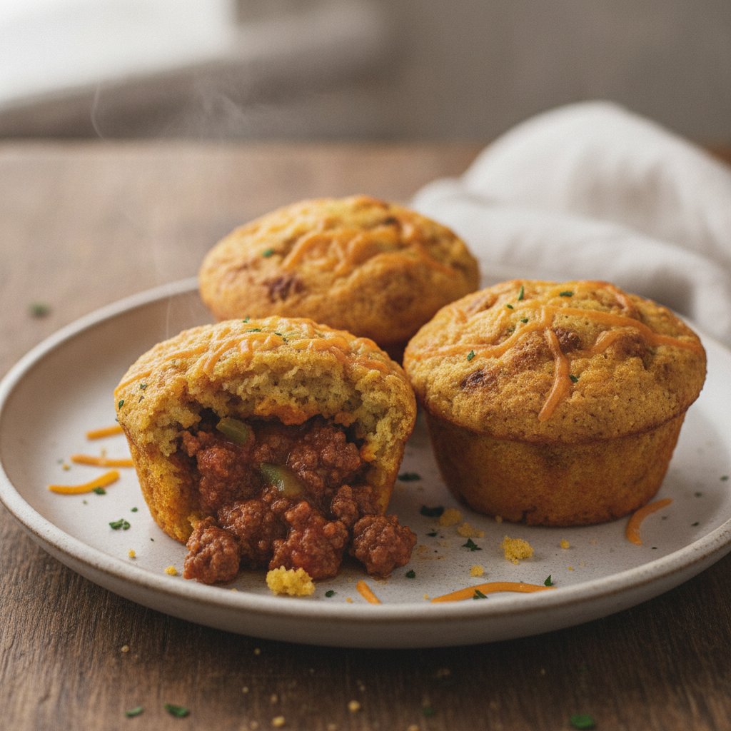 Sloppy Joe Savoury Muffins