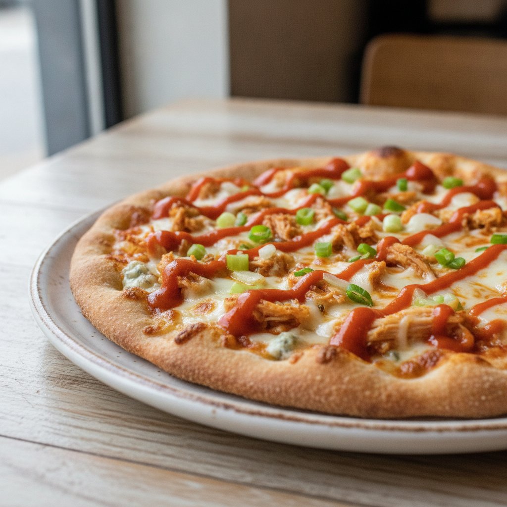 Buffalo Chicken Pizza (High-Protein)