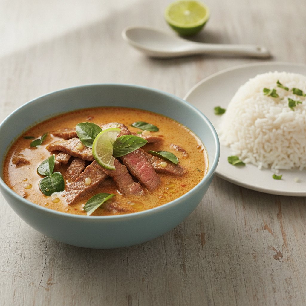 Panang Curry with Beef (Low-Calorie)