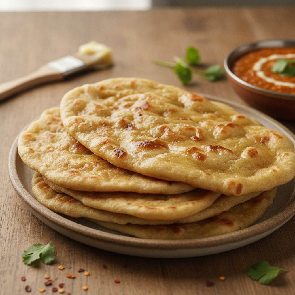 Butter Naan (Dairy-Free)