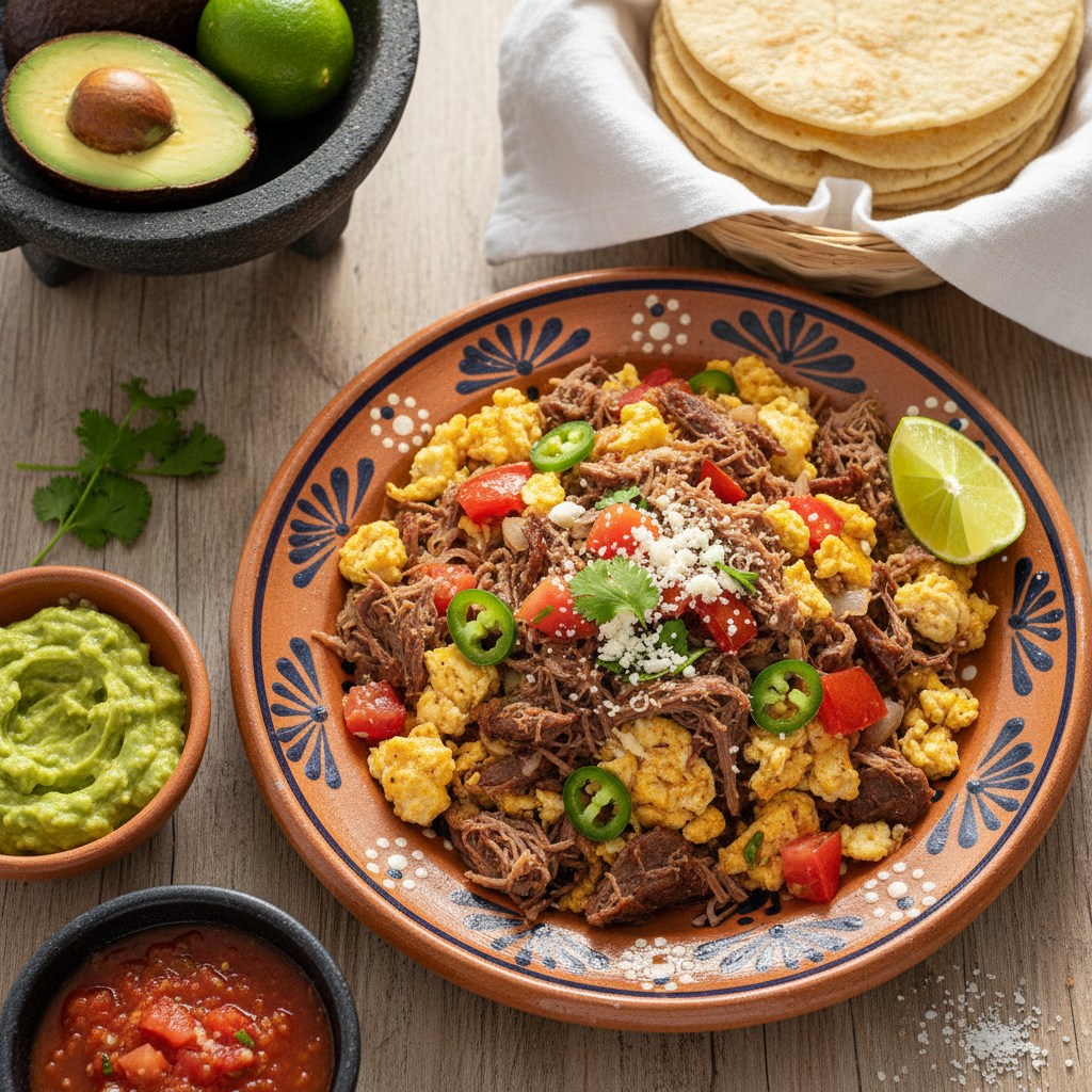 Machaca con Huevo