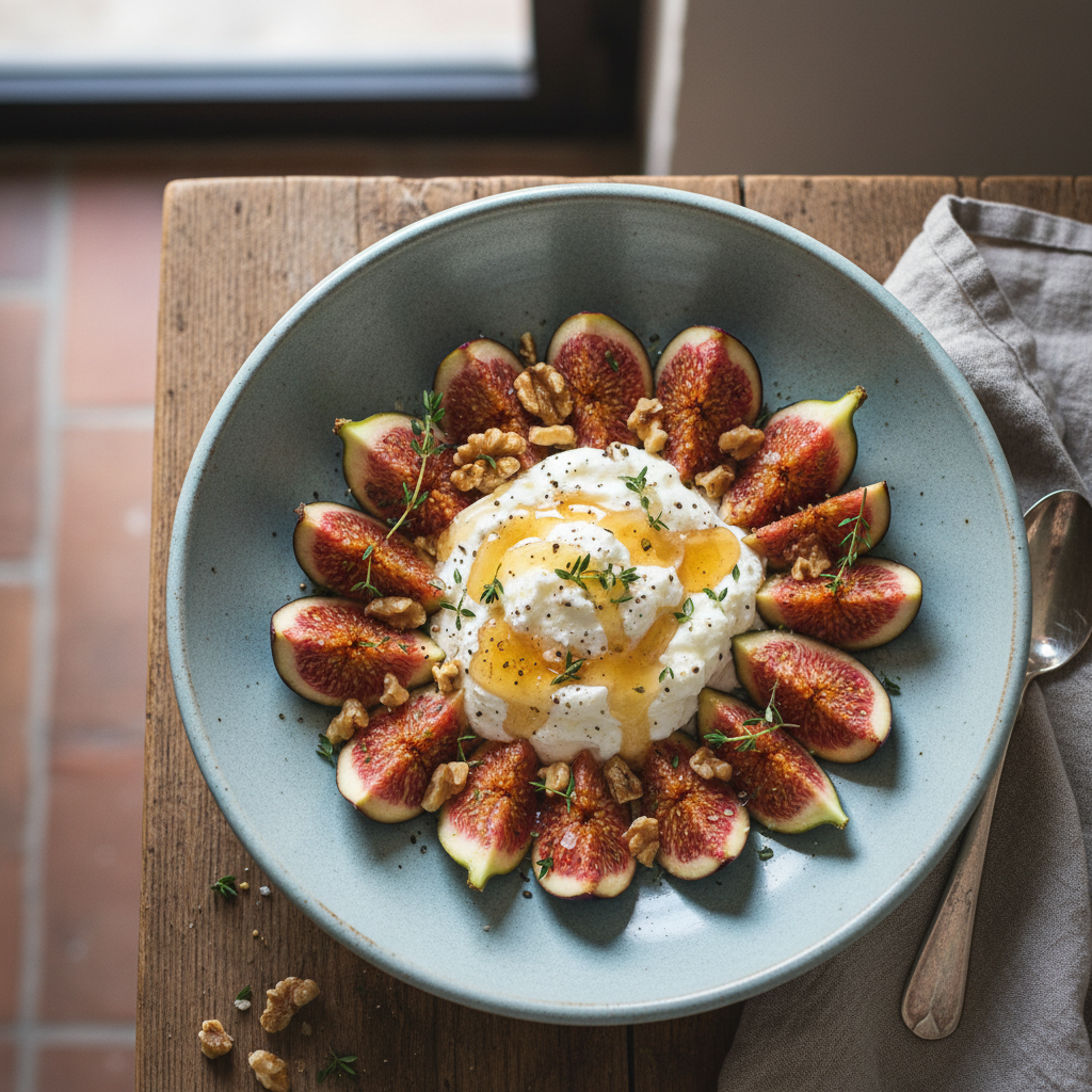Ricotta Honey Fig Savoury Bowl