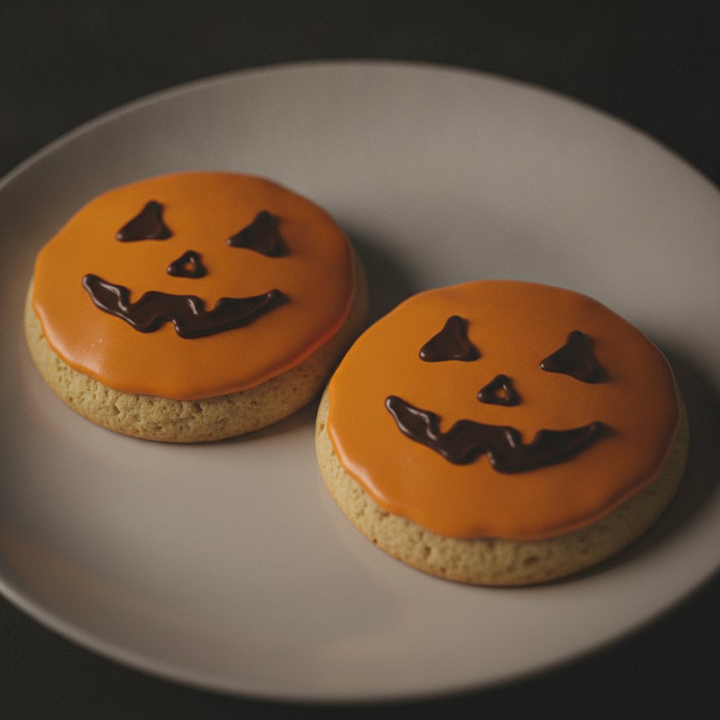 Jack-o'-Lantern Sugar Cookies