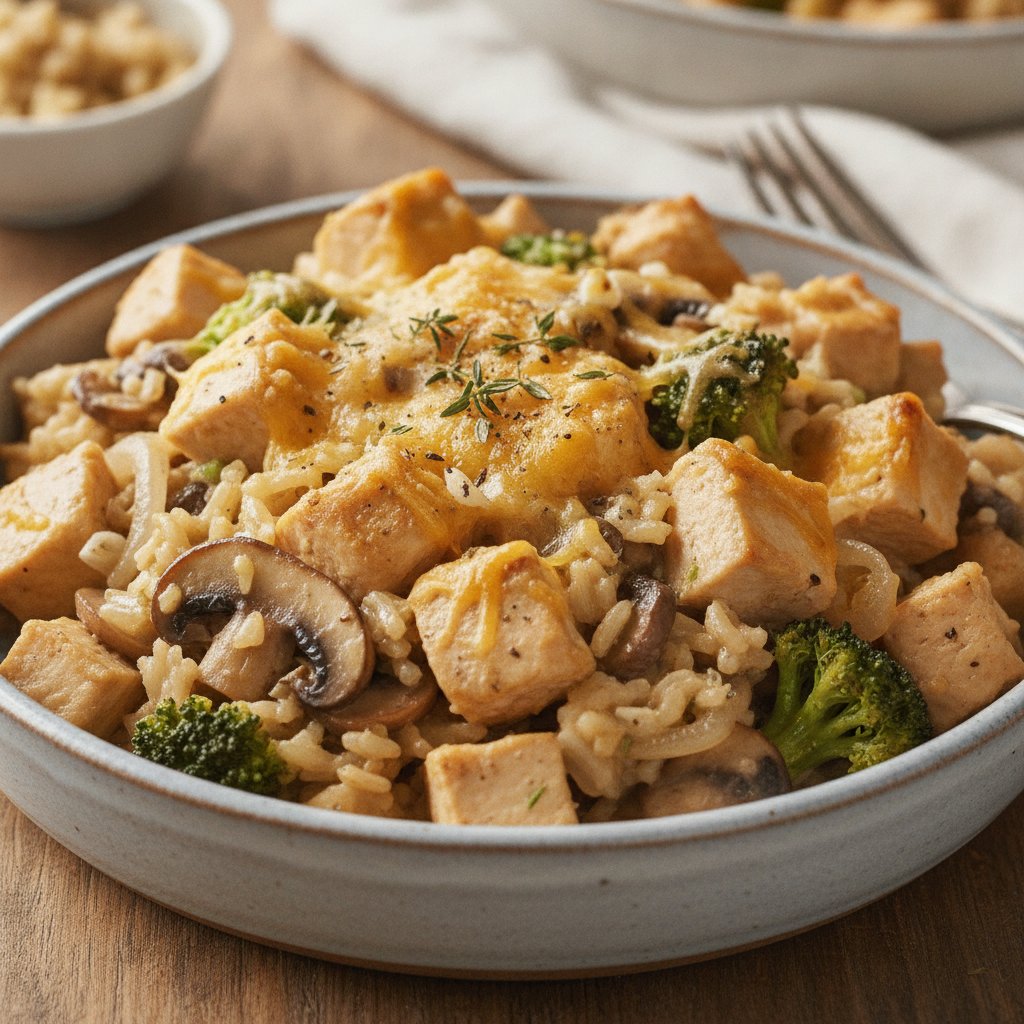 Chicken and Rice Casserole (Low-Calorie)