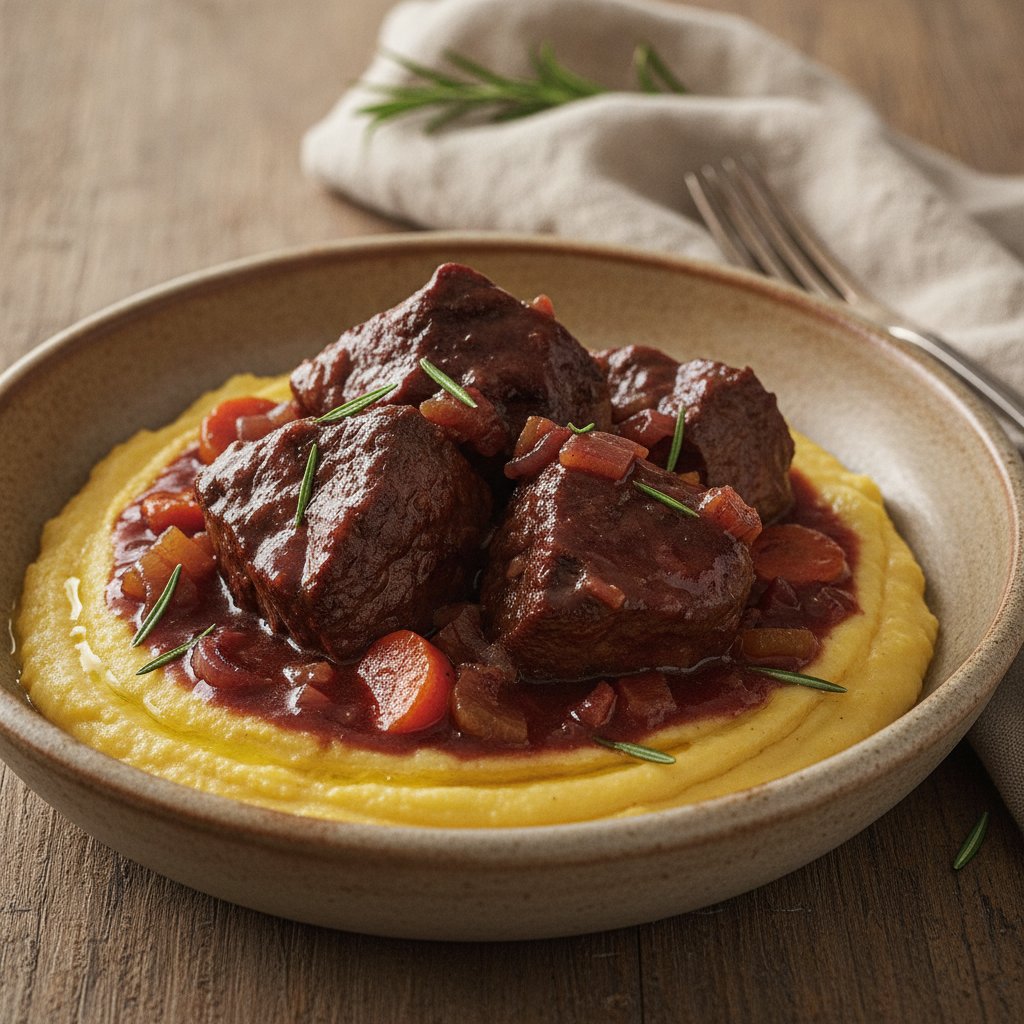 Piedmont Braised Beef in Wine (Dairy-Free)