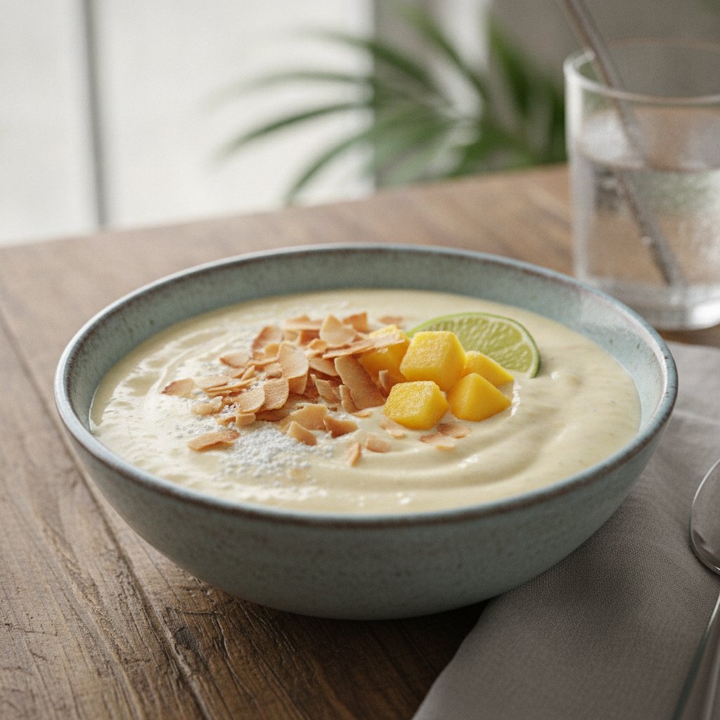 Tropical Coconut Pineapple Smoothie (Gluten-Free)