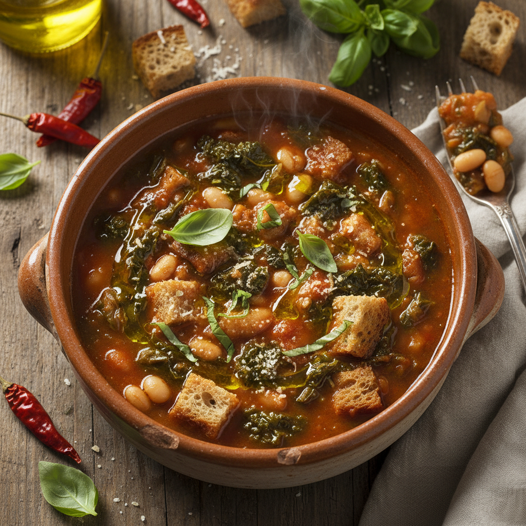Tuscan Kale and Bean Soup — Ribollita Toscana