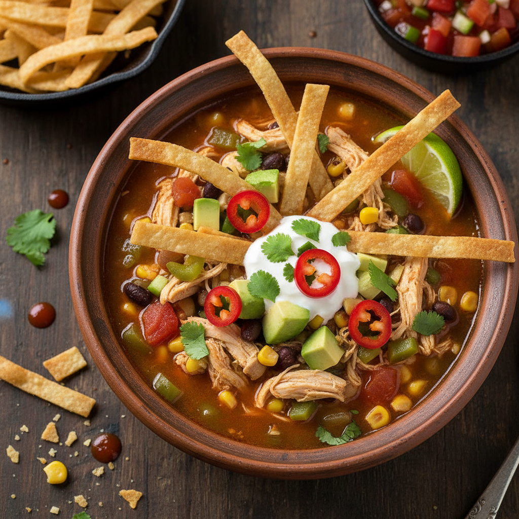Tex-Mex Chicken Tortilla Soup