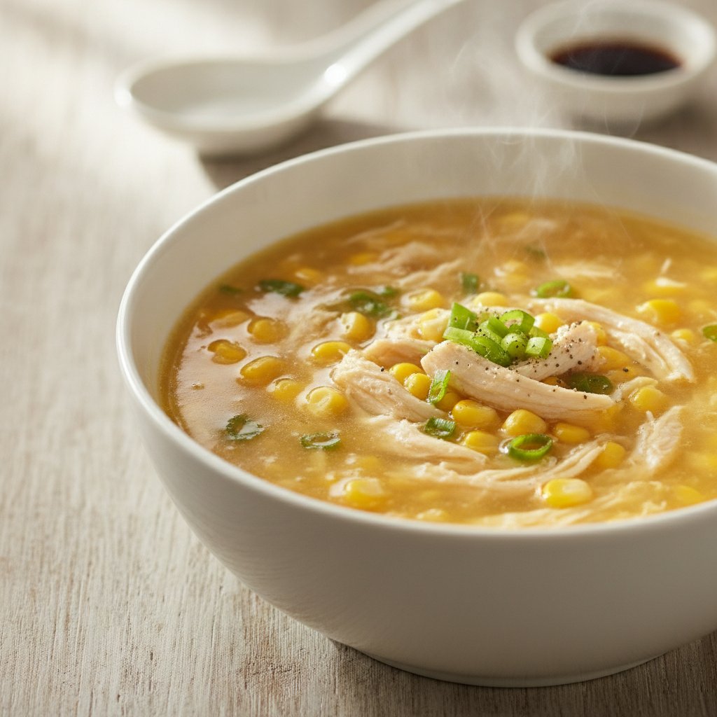 Chicken and Corn Soup (Dairy-Free)