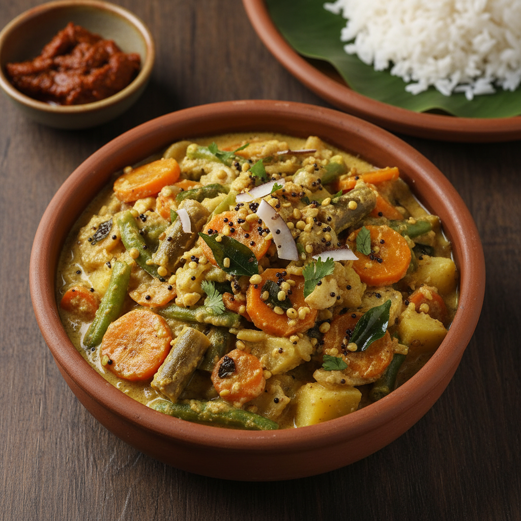 Creamy Coconut Vegetable Curry — Avial