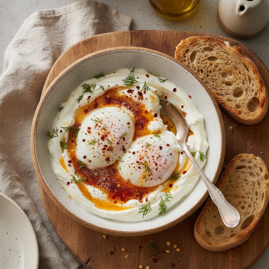 Poached Eggs with Yogurt