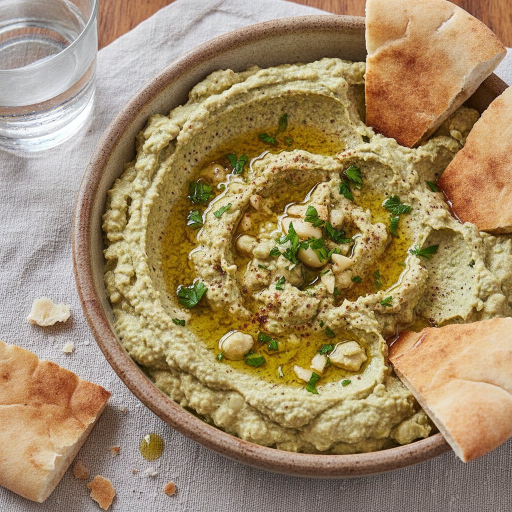 Crushed Fava Bean Dip