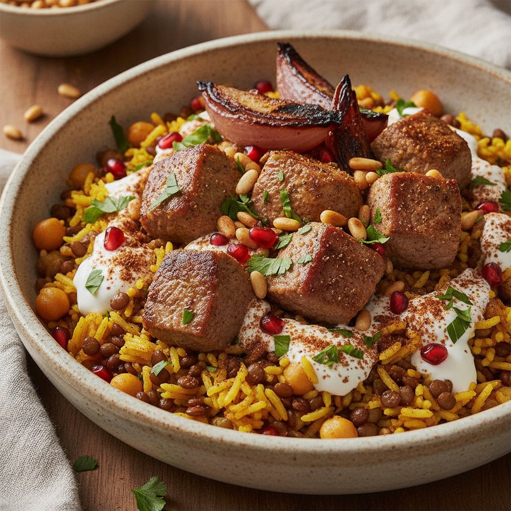 Lamb Rice Platter (High-Protein)