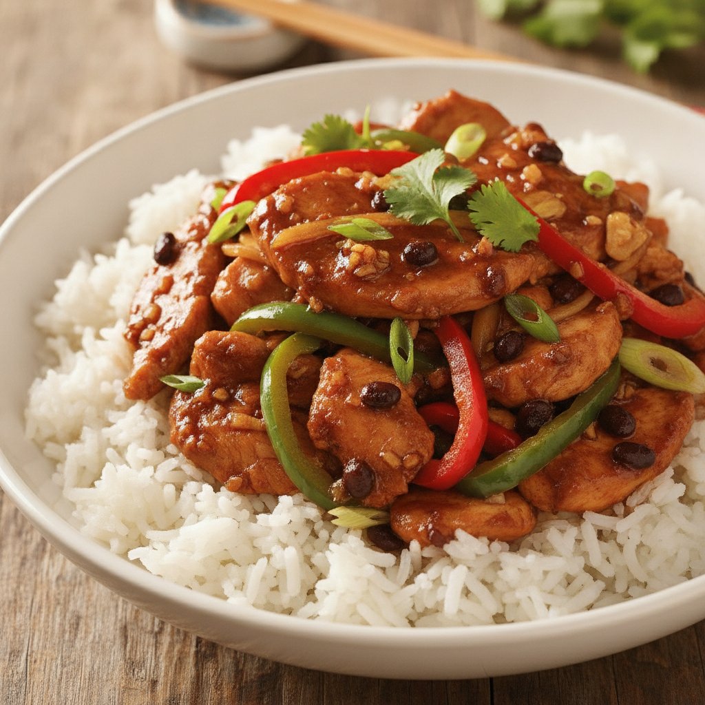 Chicken With Black Bean Sauce