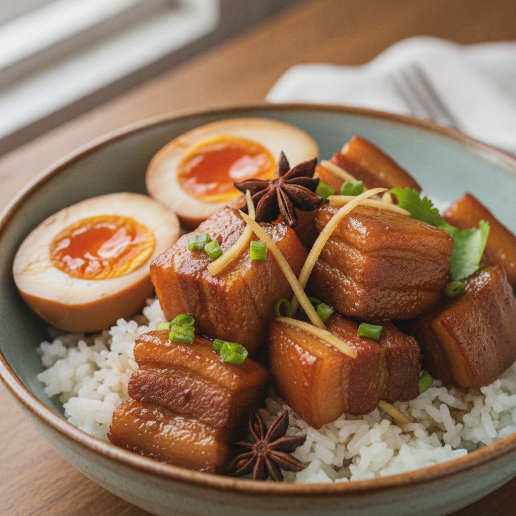 Braised Pork Belly Eggs