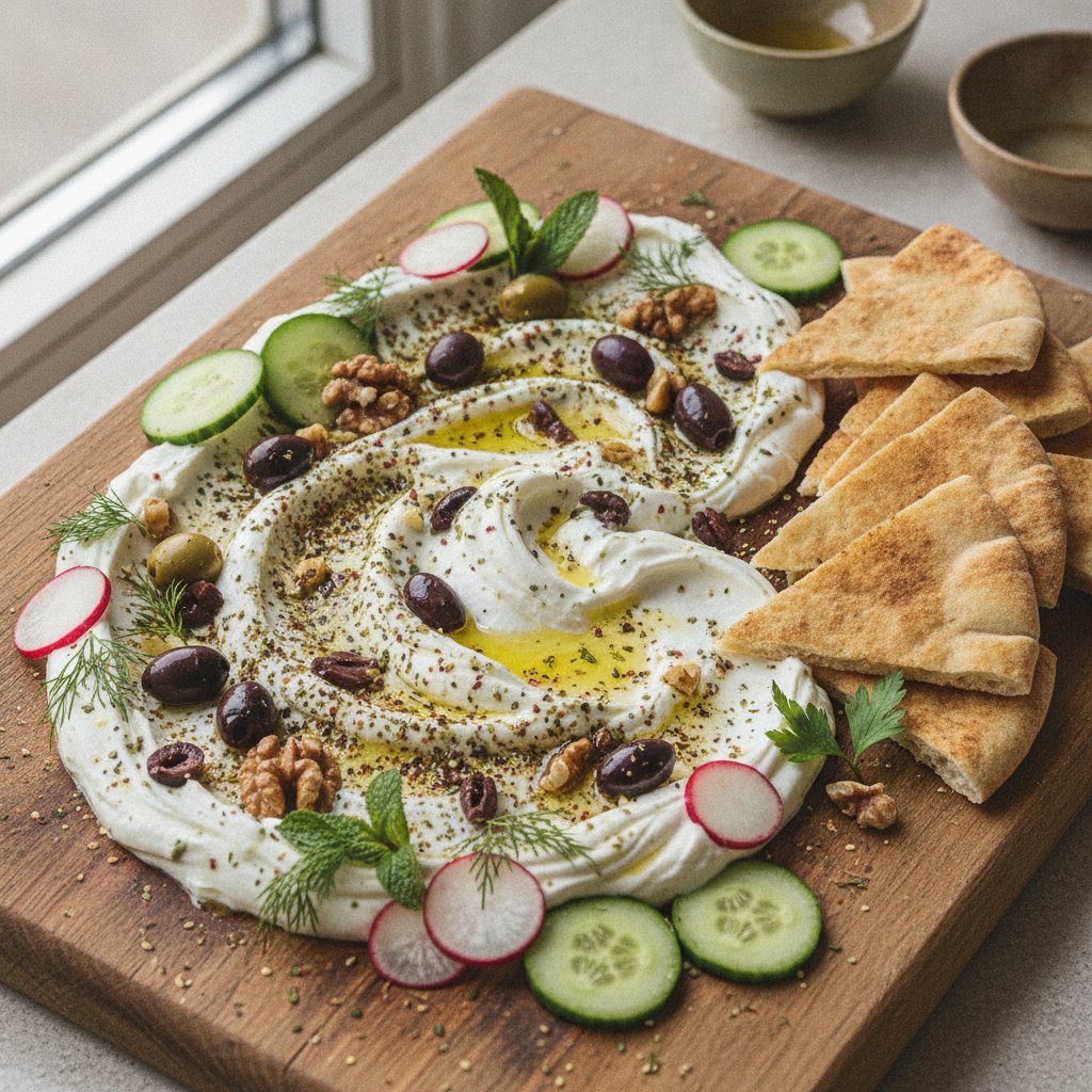 Strained Yogurt Cheese Board (Low-Calorie)