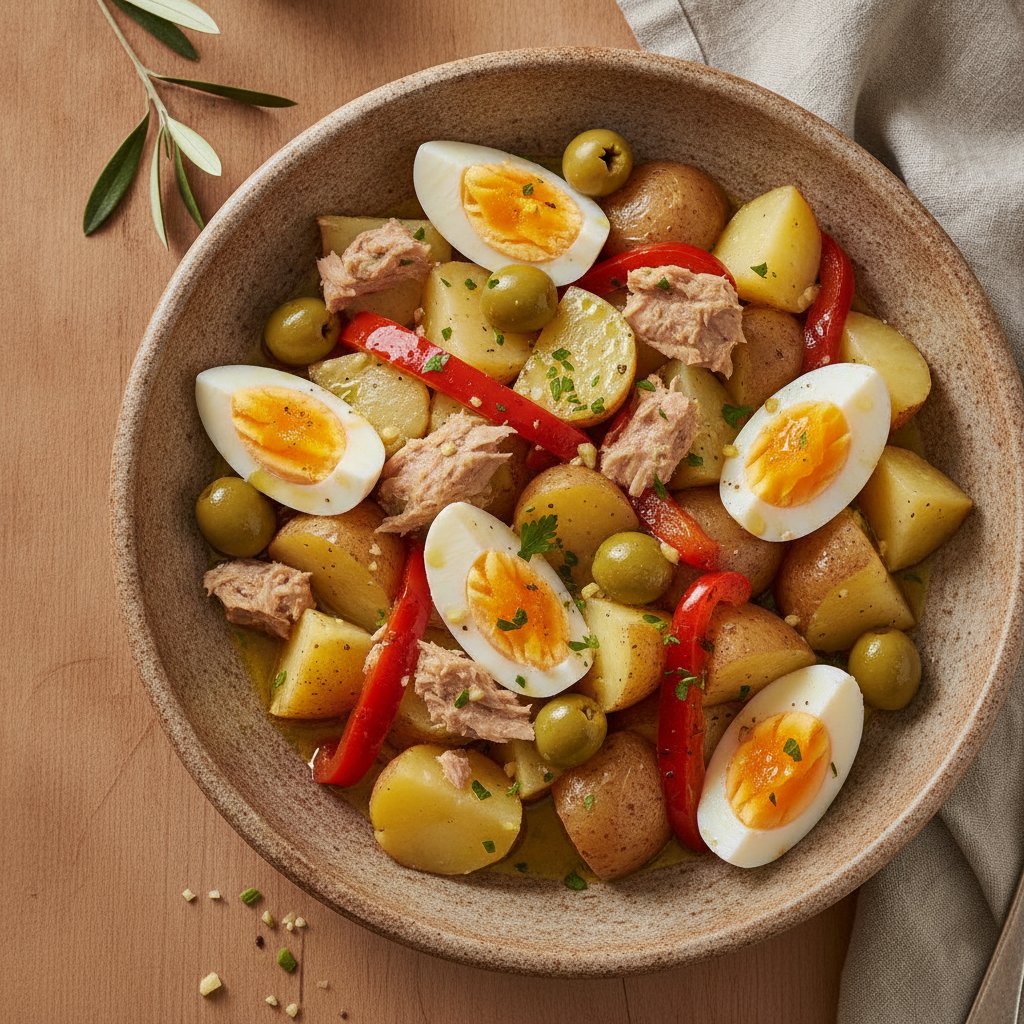 Potato Salad with Tuna and Eggs (Gluten-Free)