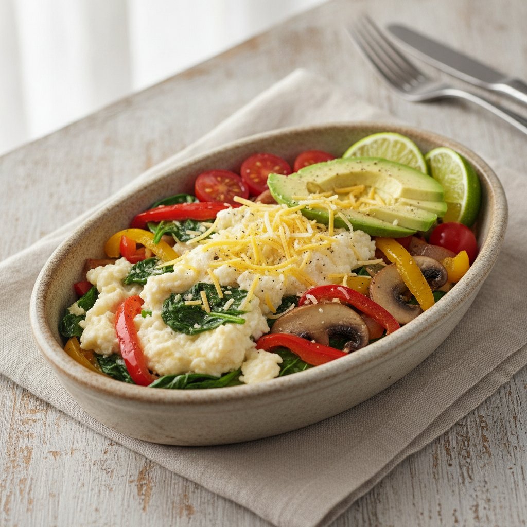Veggie Egg White Breakfast Bowl