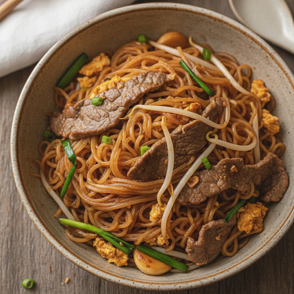 Sweet Soy Noodle Stir-Fry with Beef (Gluten-Free)