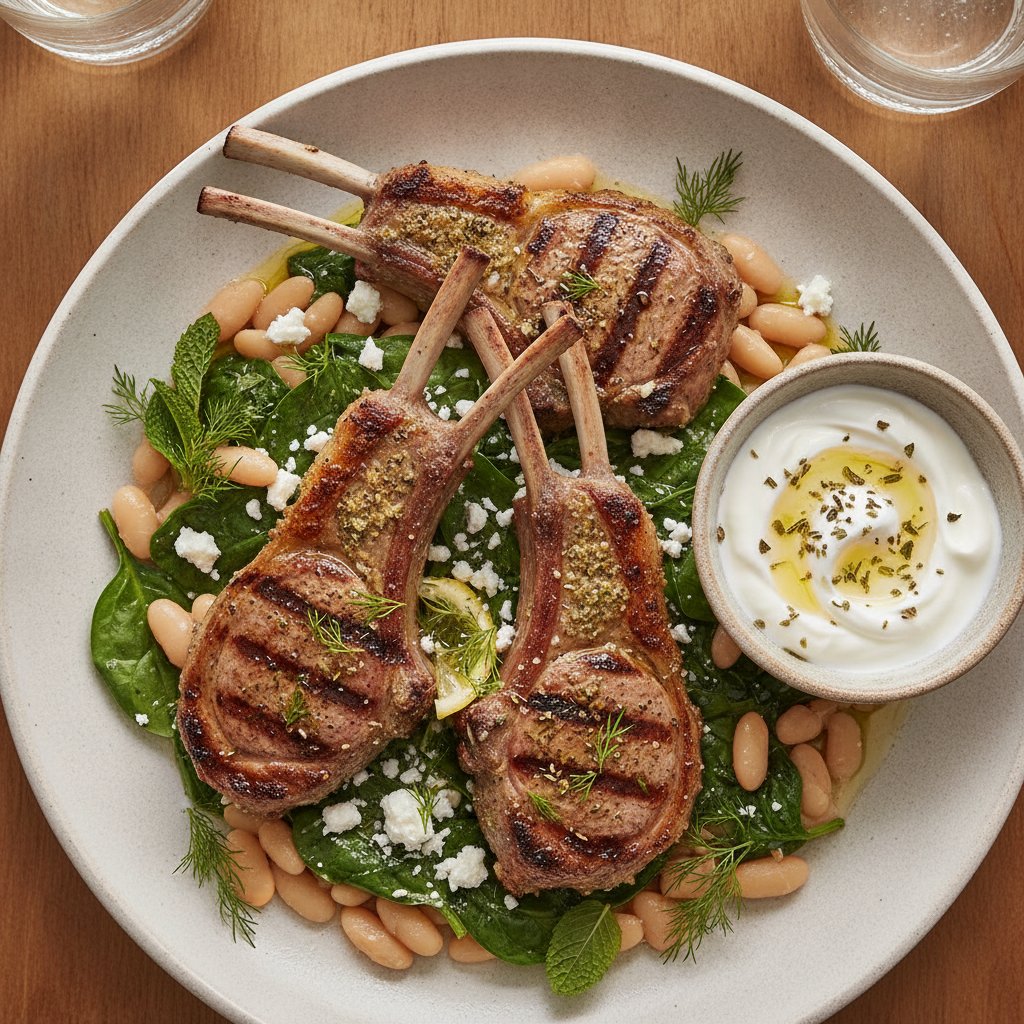 Grilled Lamb Chops (High-Protein)