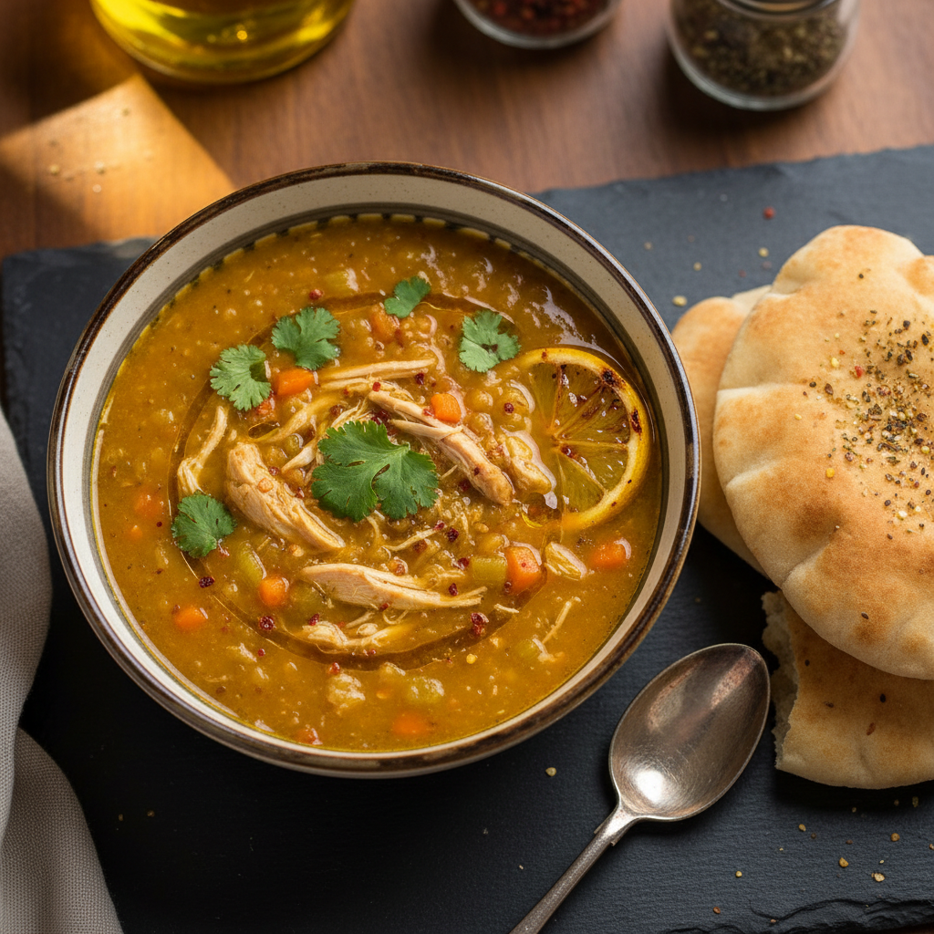 Chicken Shorba Adas