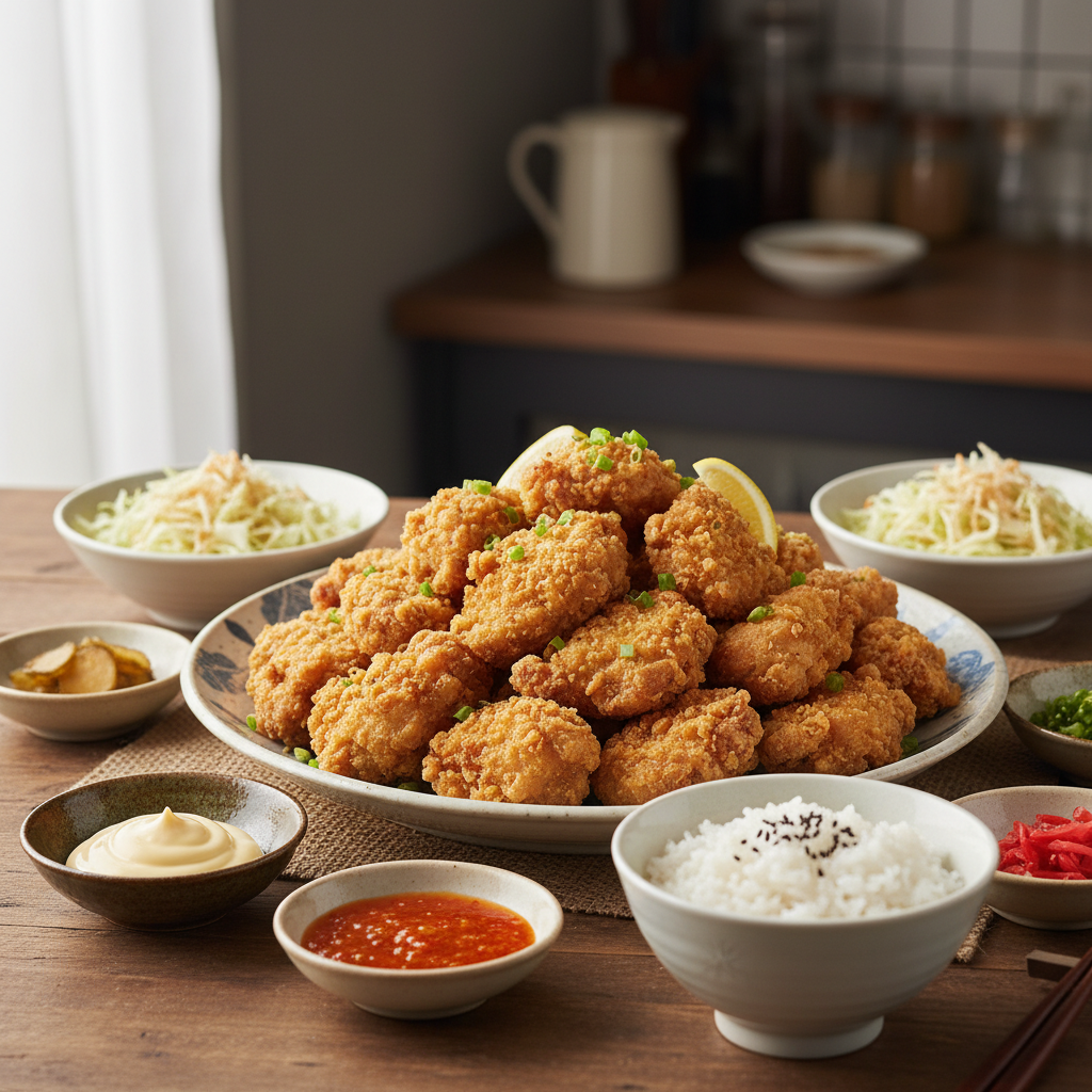 Japanese Marinated Fried Chicken — Chicken Tatsuta-age