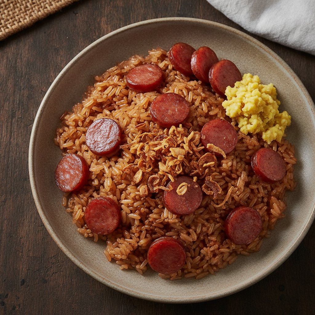 Sticky Rice with Chinese Sausage