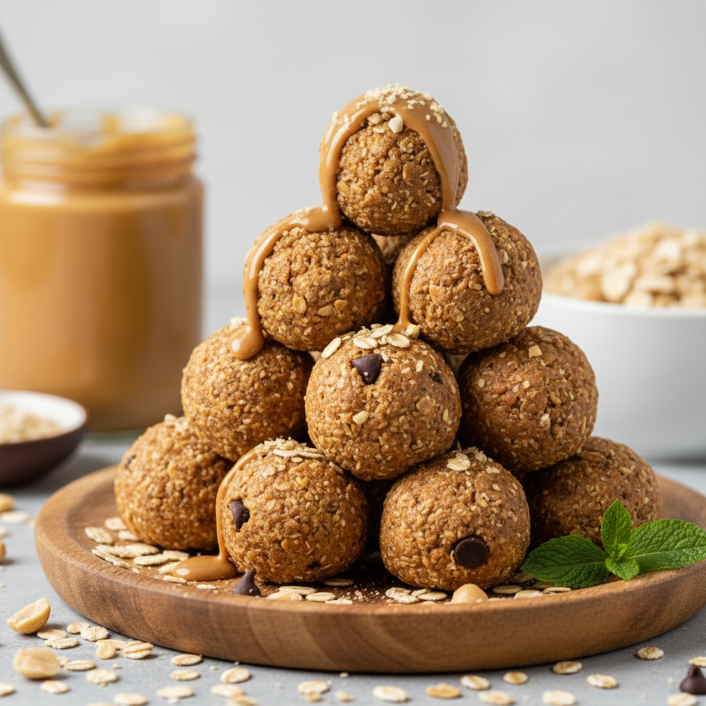 FODMAP-Friendly Peanut Butter Oat Balls