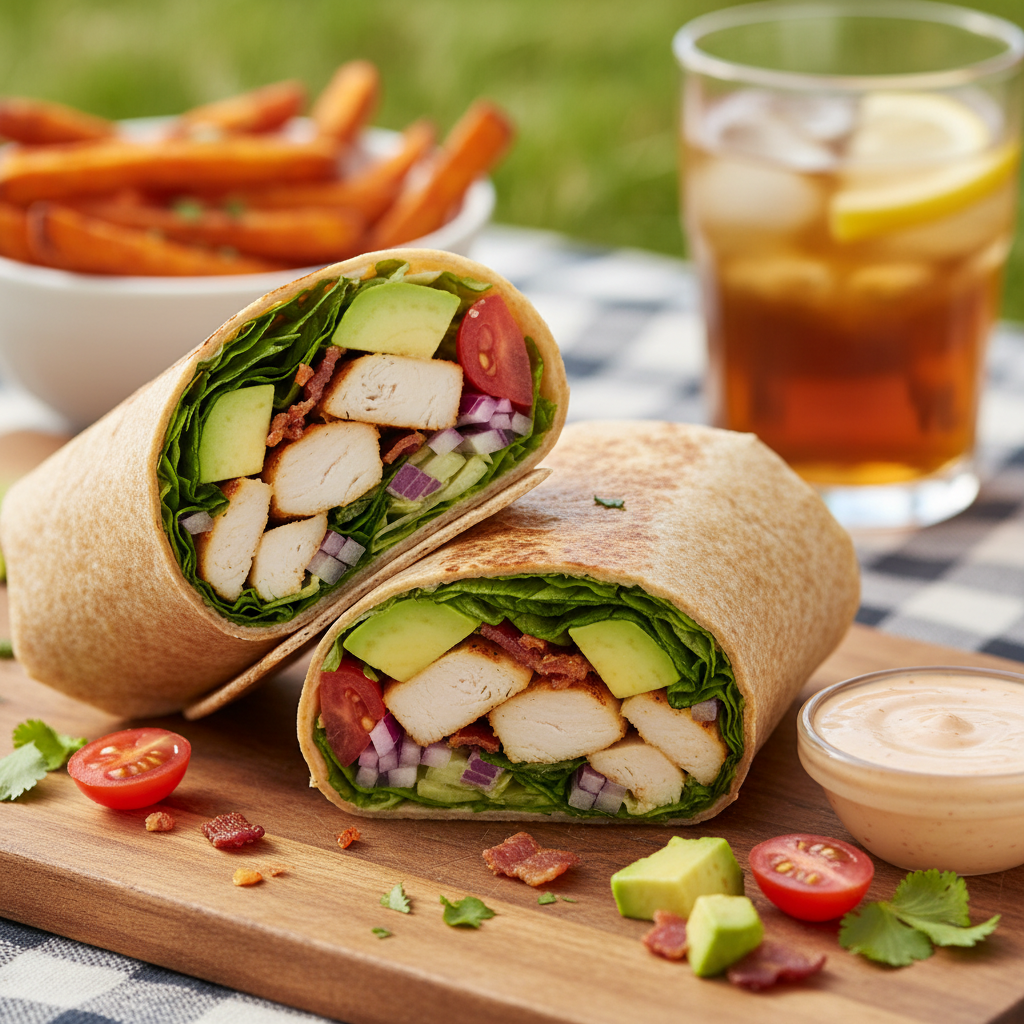 California Chicken Avocado Wrap