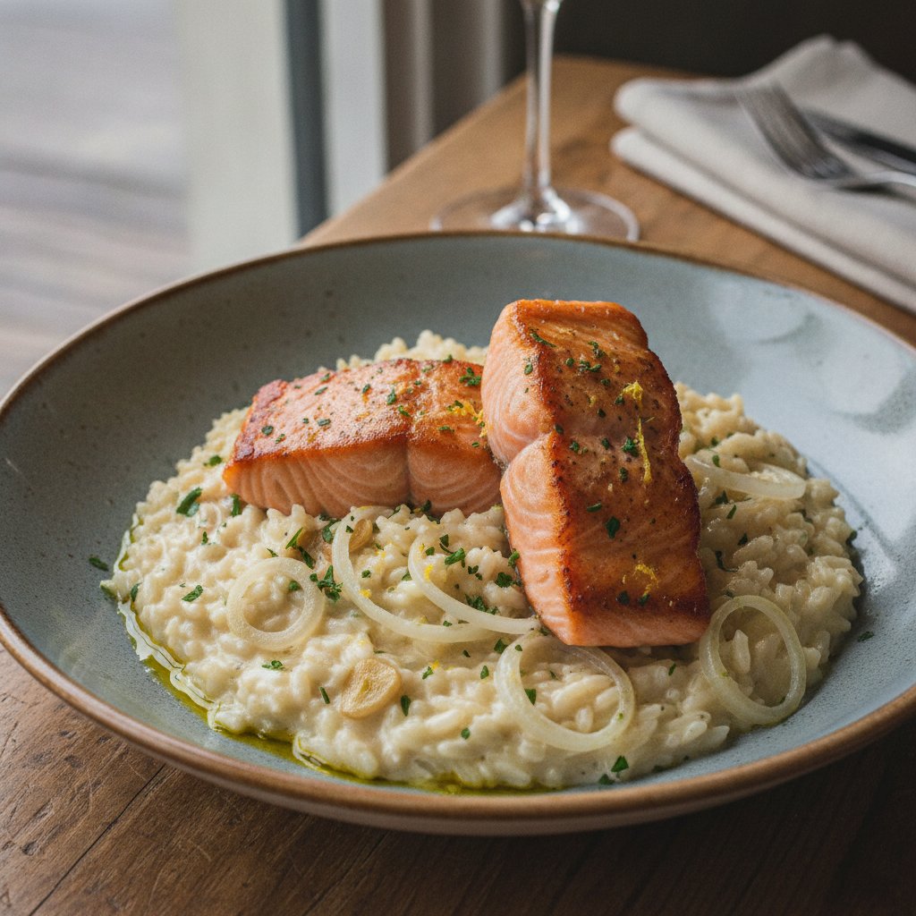 Salmon and Cream Rice