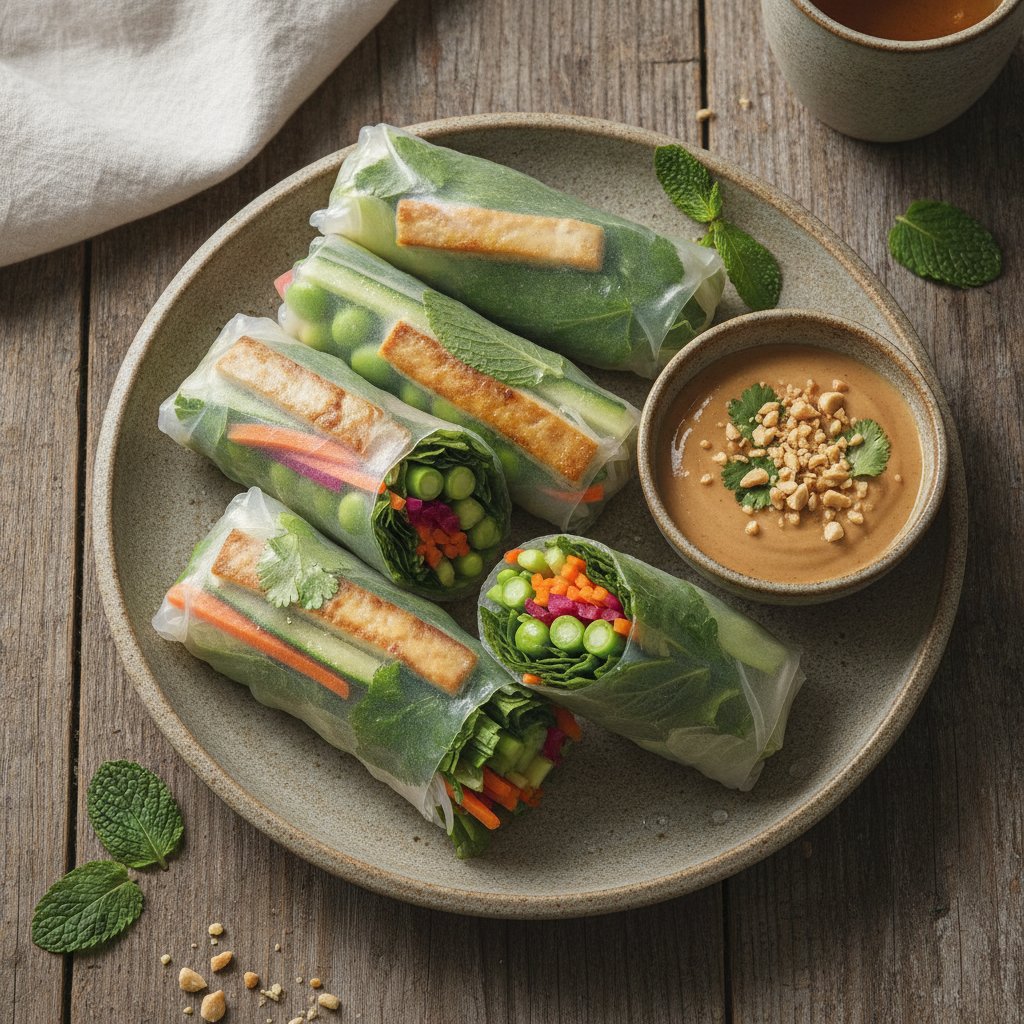 Vegetarian Fresh Spring Rolls (GLP-1)