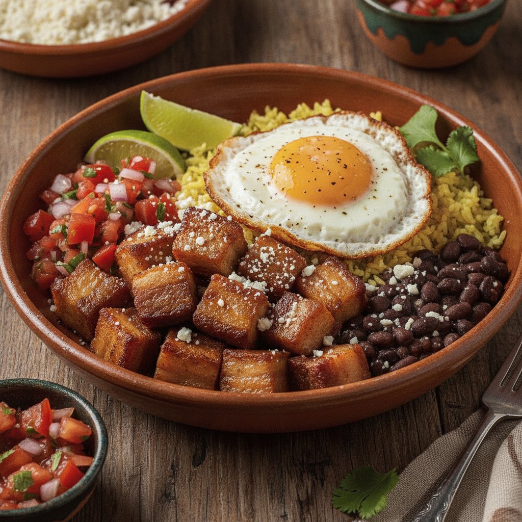 Pork Belly and Salsa Bowl (High-Protein)