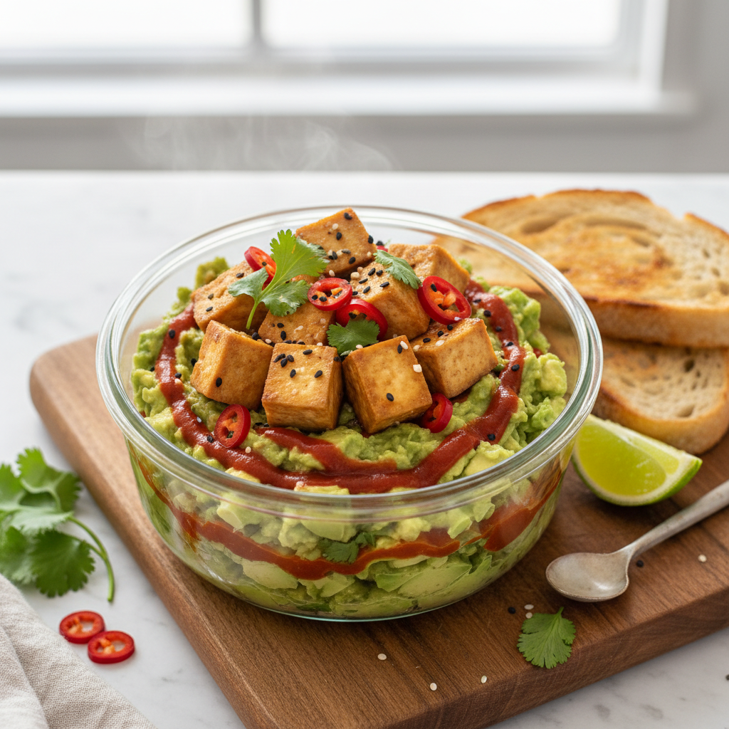 Tofu Sriracha Avocado Smash Tub