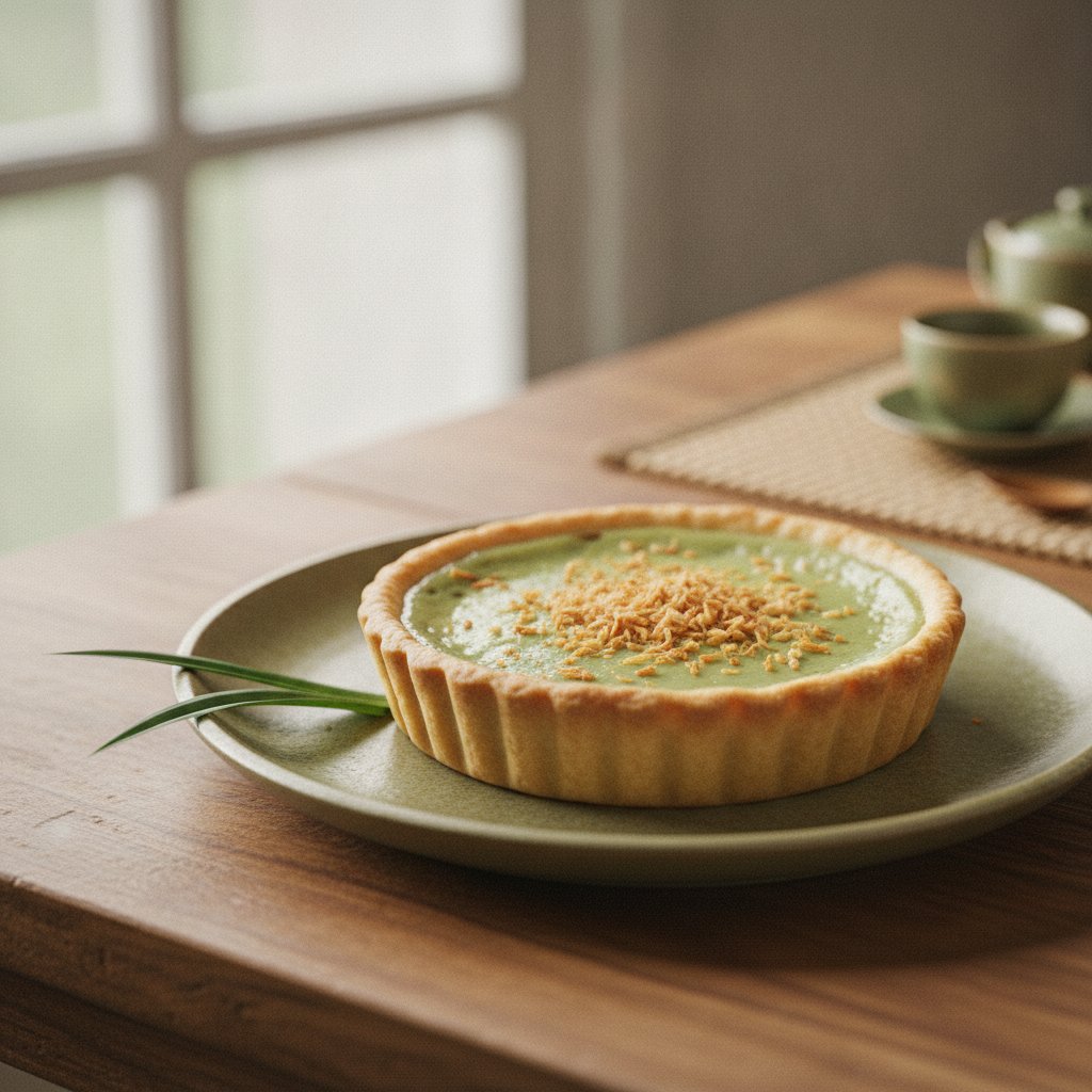 Pandan Custard Tart