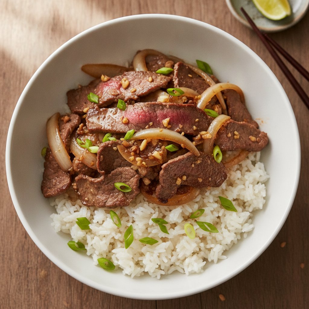 Beef With Onion Stir Fry