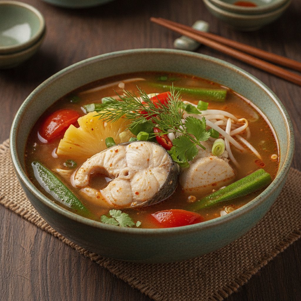Sour Fish Soup (Low-Chol)