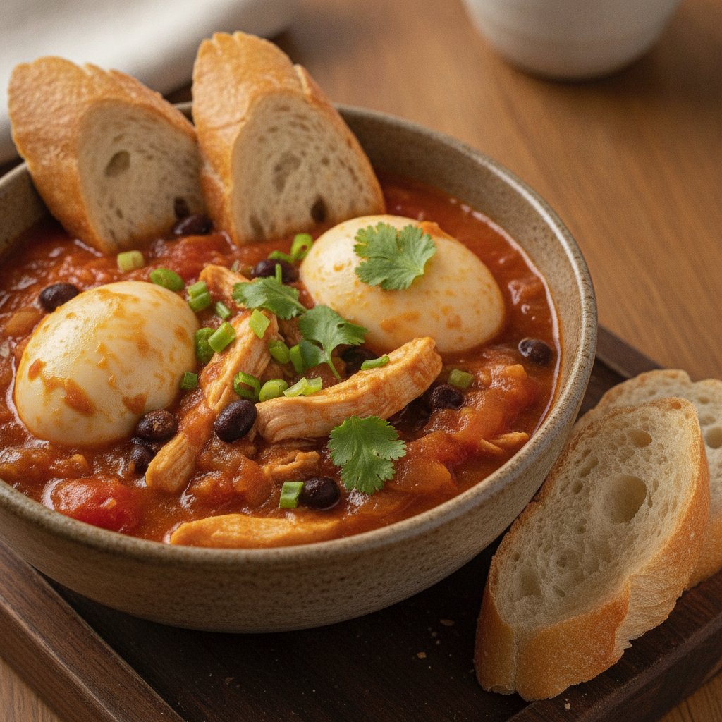 Tomato Stewed Eggs (High-Protein)