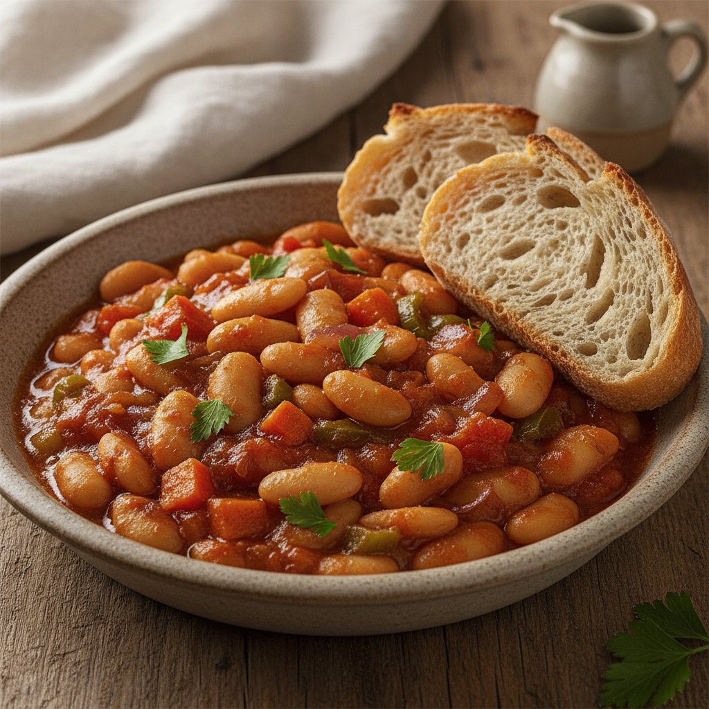 Baked Beans in Olive Oil