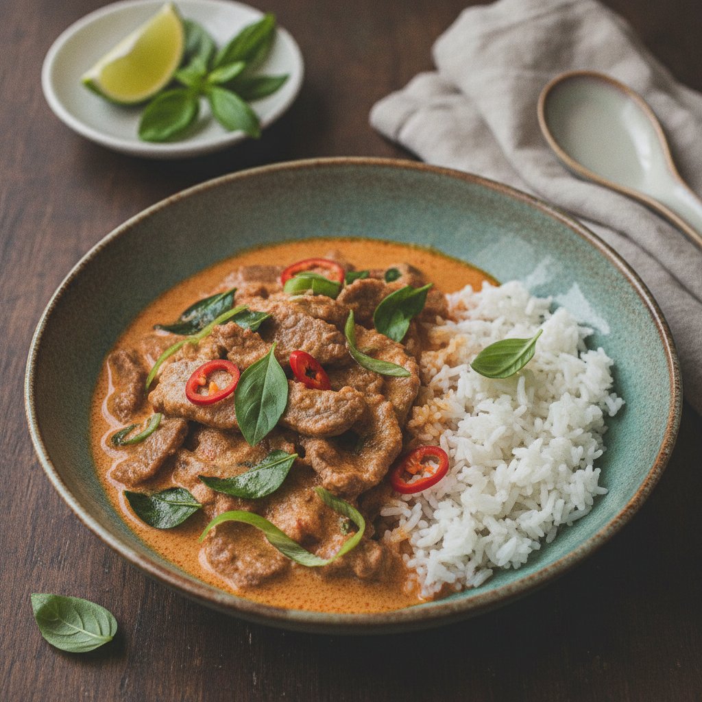 Thai Beef Curry Rice (Gluten-Free)