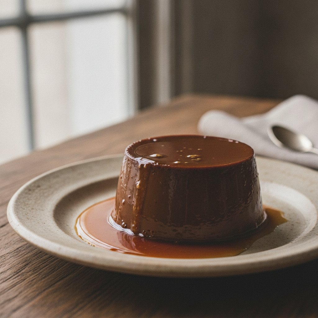 Chocolate Custard Flan