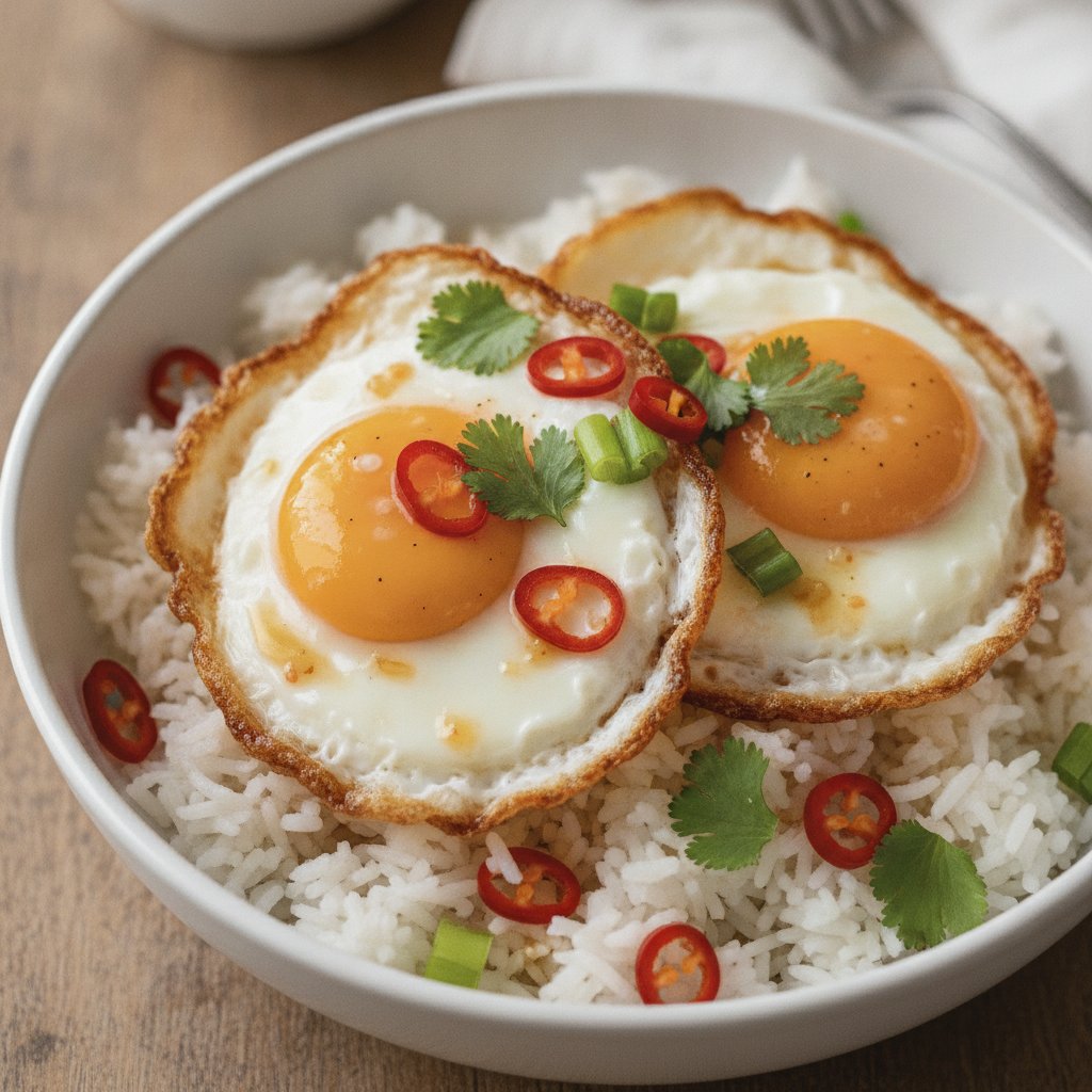 Fried Eggs with Fish Sauce (Gluten-Free)