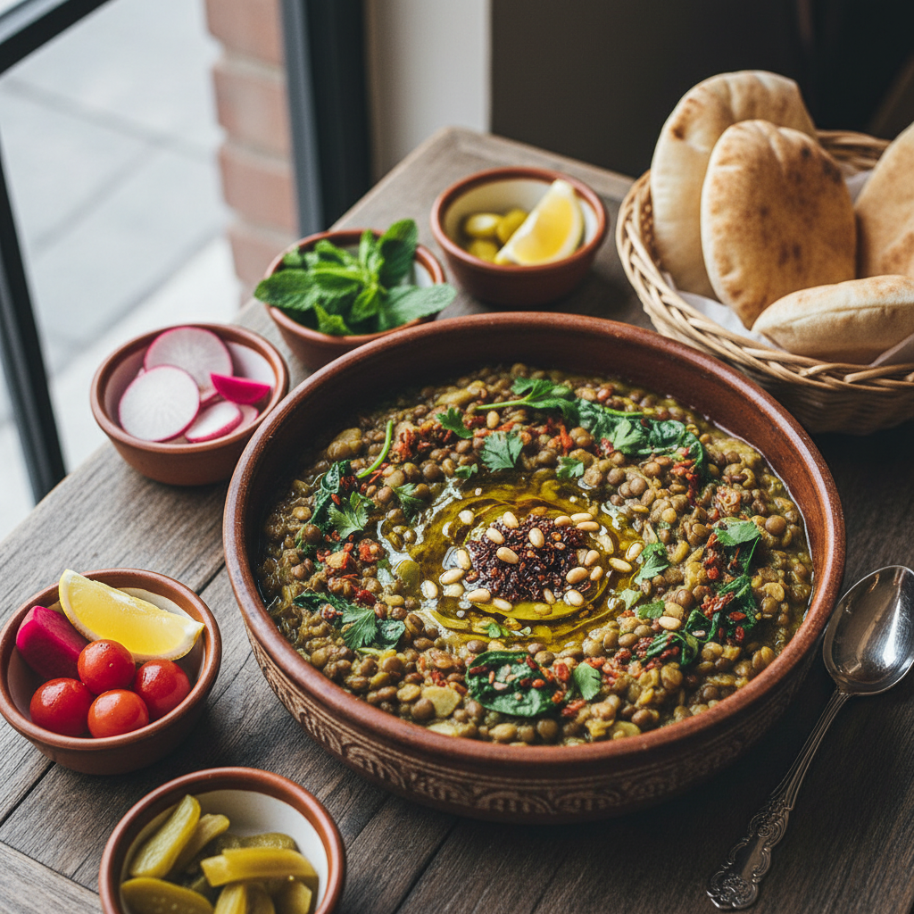 Lentil Foul Akhdar Bowl