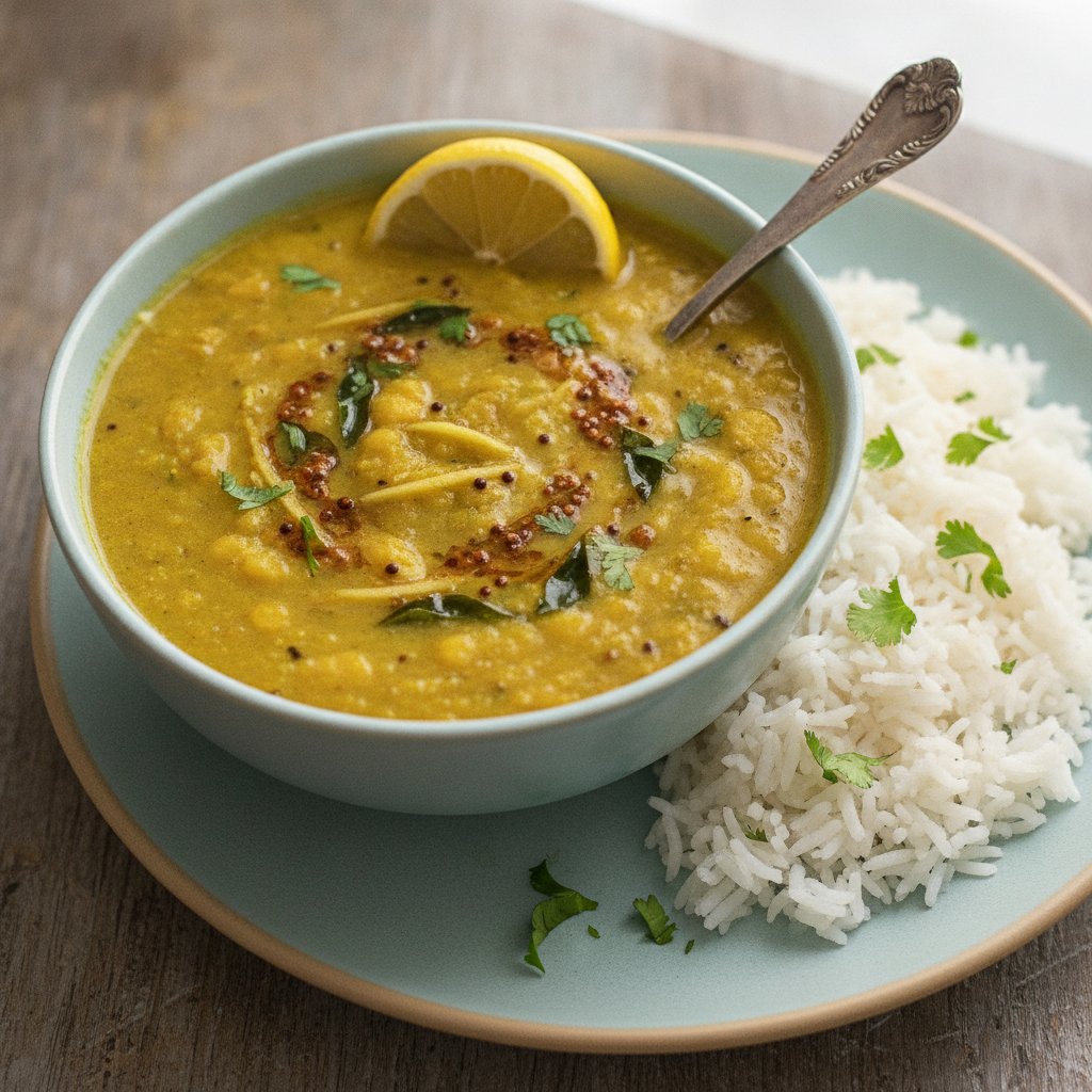 Split Chickpea Lentil Soup (Low-Calorie)