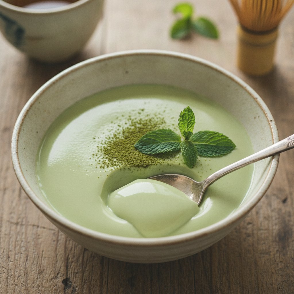 Matcha Milk Pudding