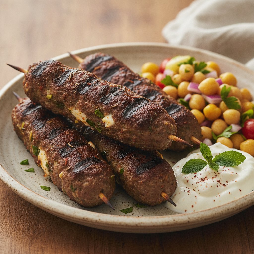 Spiced Meat Loaf Skewers (High-Protein)