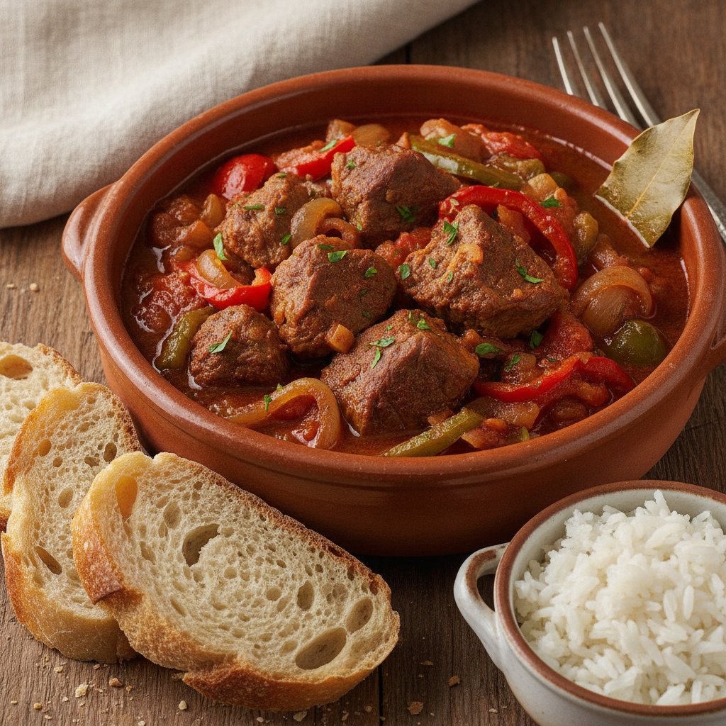Spanish Lamb Stew with Peppers